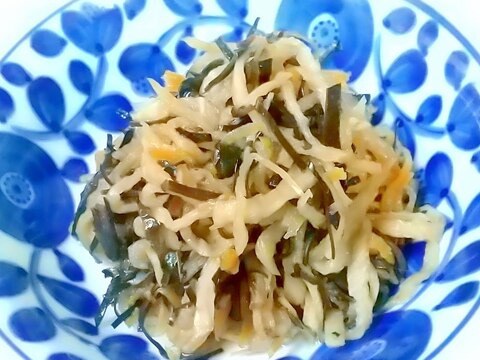 栄養豊富な切り干し大根とあらめの煮物